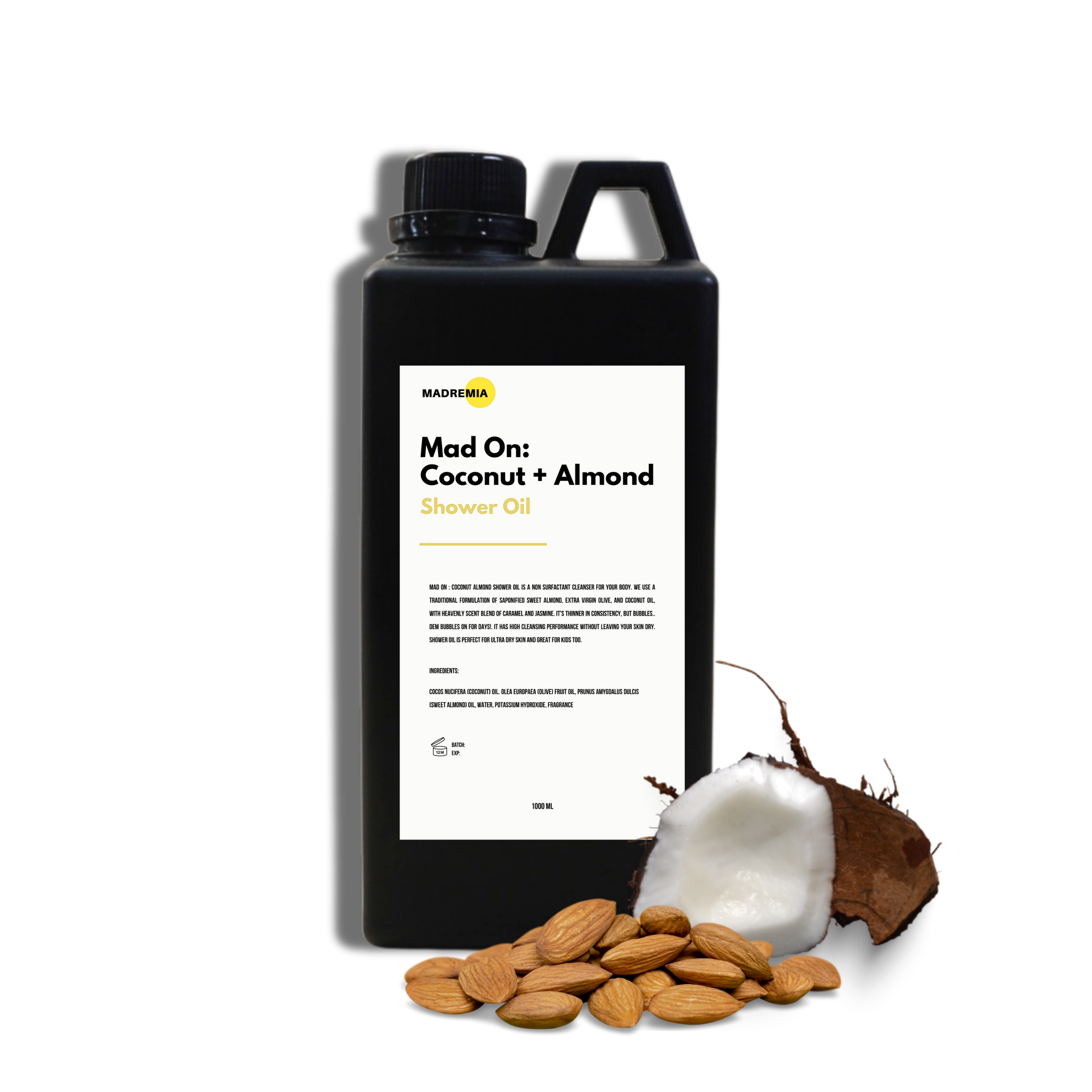 Refill Mad On Coconut Almond Shower Oil